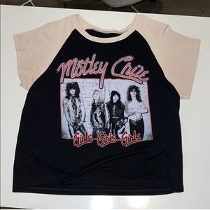 Motley Crue short sleeve raglan S